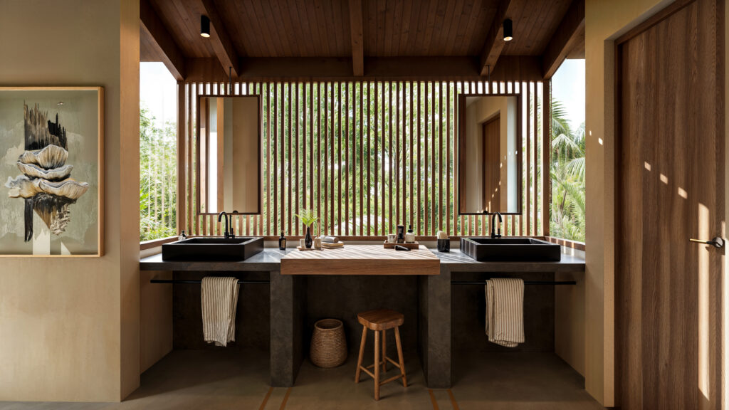 Master Bathroom at Azul Vida, Parra Master Bathroom at Azul Vida, Parra