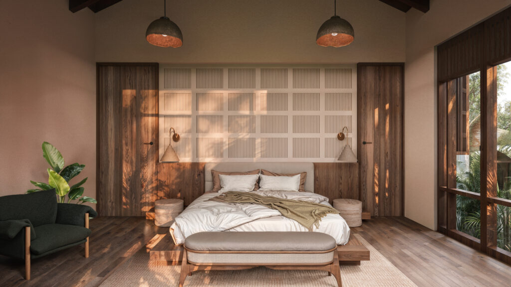 Azul Vida Master Bedroom blends luxury with the best of Goa's natural beauty Azul Vida Master Bedroom blends luxury with the best of Goa's natural beauty