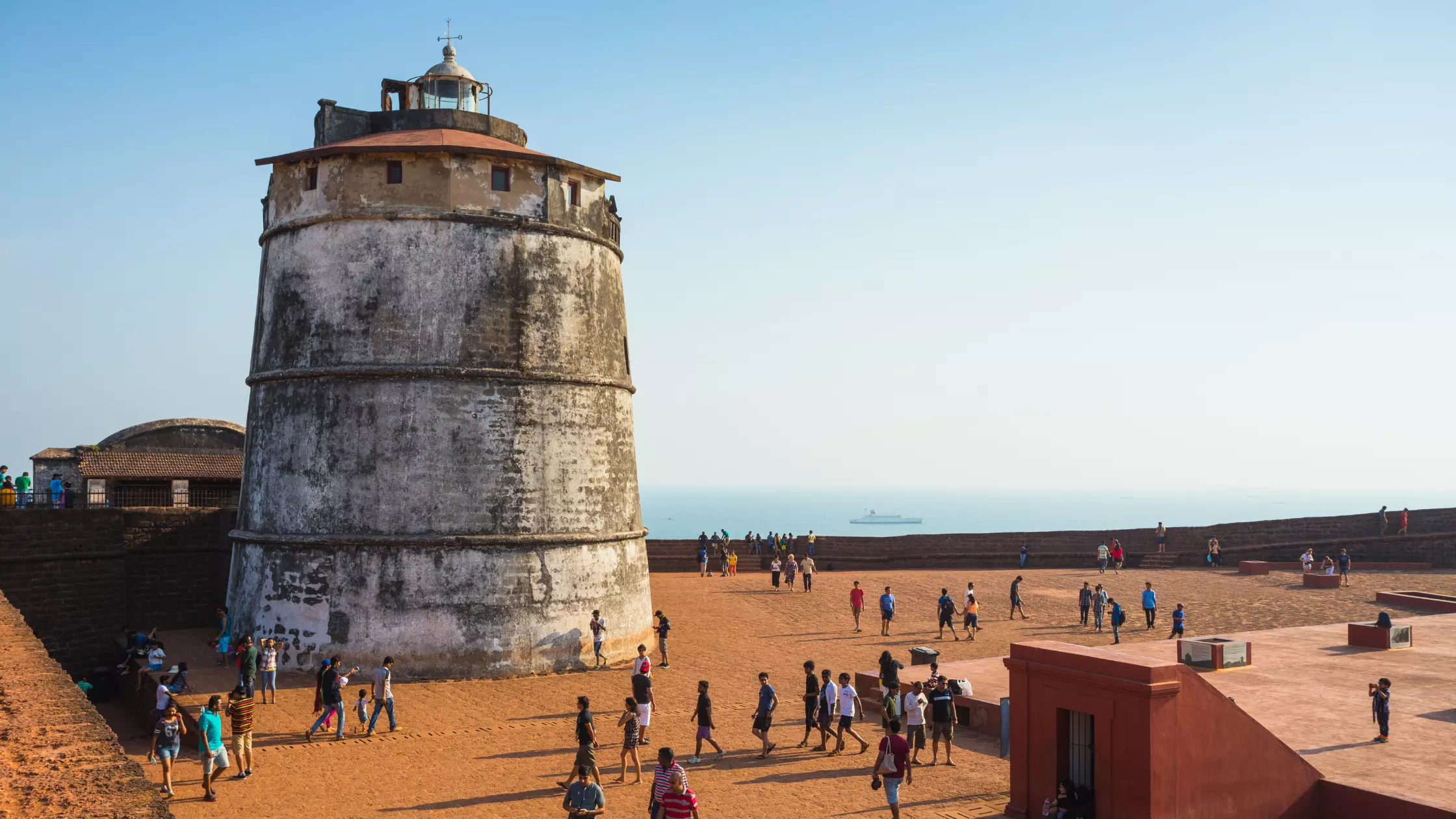 The Fort Aguada in Sinquerim