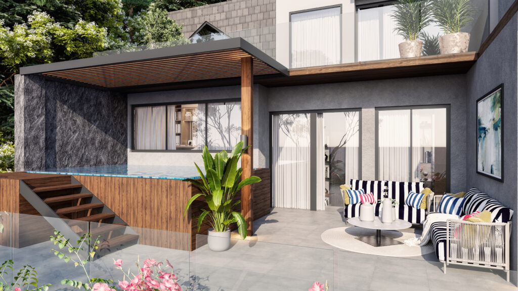 Azul Estilo has all the luxuries of a 5-star boutique hotel. Source: Azul Homes