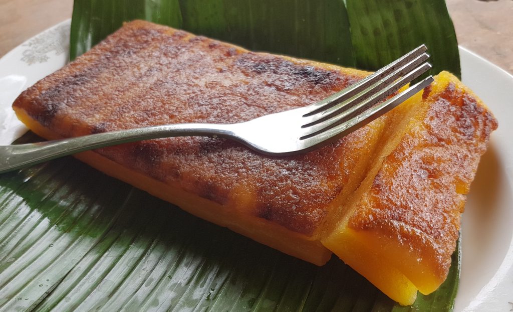 Bebinca is a traditional Goan dessert with a Portuguese influence.