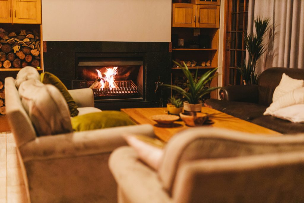 Warm tones create warm spaces.