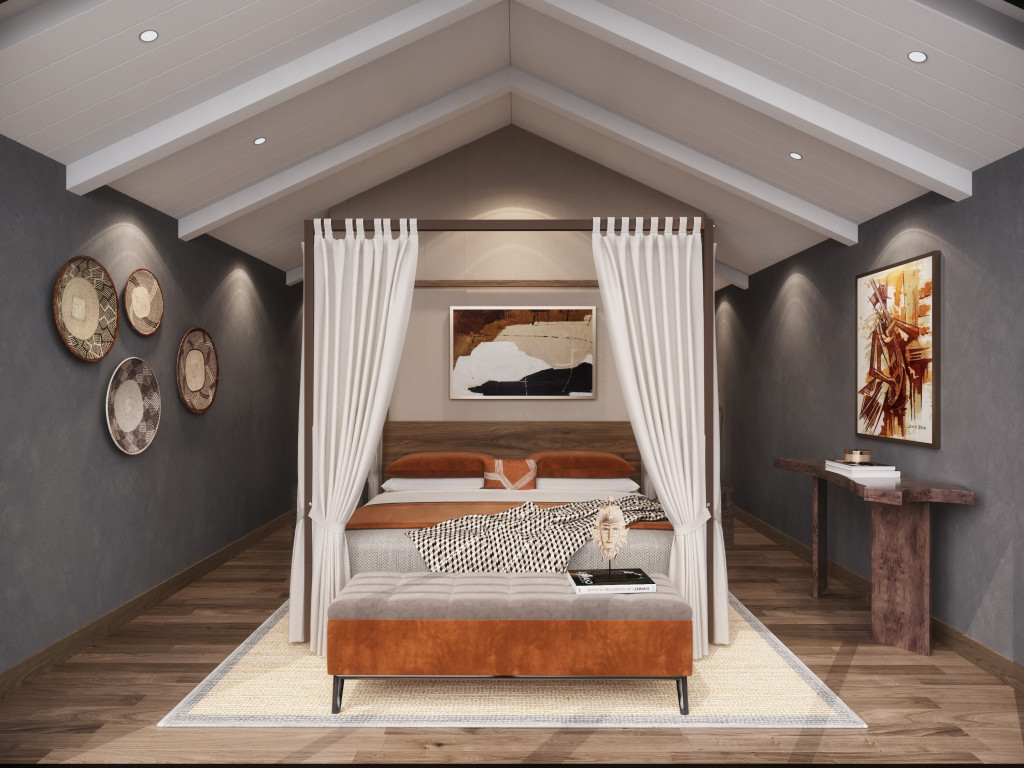 Attic bedroom